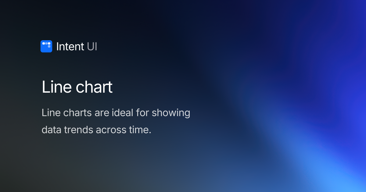 Line chart / Intent UI